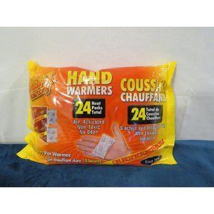 Heat Factory Hand Warmers NEW Pack of 24 Last 10 H